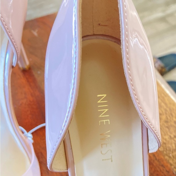 Nine West stiletto clear open toe heels - Picture 4 of 15